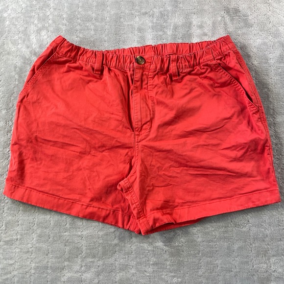 Chubbies Shorts Mens XL Red 5.5" Inseam Casual Preppy Vacation Resort - Picture 1 of 8